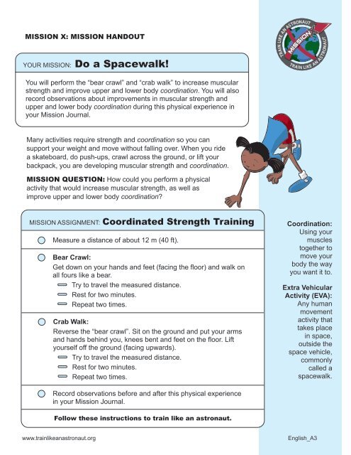 A3 Spacewalk En