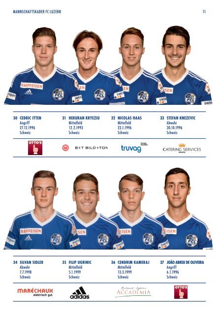 FC LUZERN MATCHZYTIG N°9 16/17 (RSL 21)