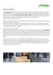 Design meubelen van Plaisierinterieur