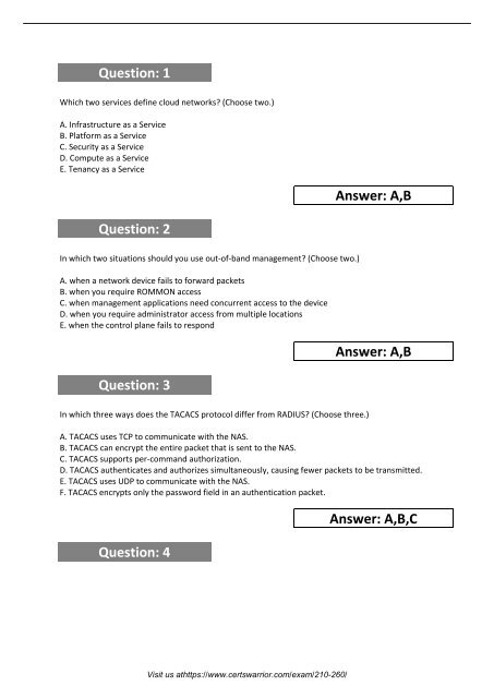 210-260 Certifications Book