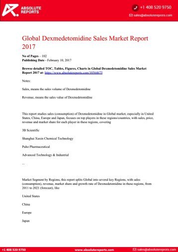 Global-Dexmedetomidine-Sales-Market-Report-2017