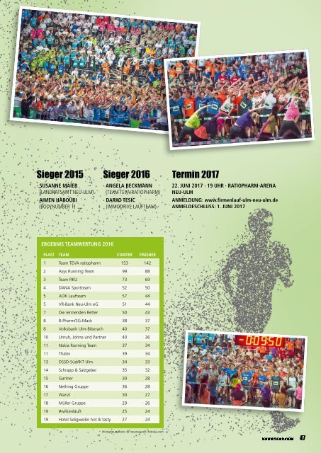 Laufmagazin 2017