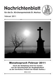 Monatsspruch Februar 2011 - Evangelische Kirchengemeinde St ...