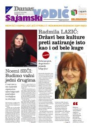 NOEMI SE^II RADMILA LAZI] JU^E OTVORILE 57. ME ... - Danas