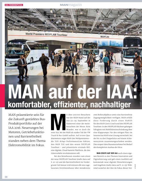 MANmagazin Ausgabe Bus 2/2016 Österreich