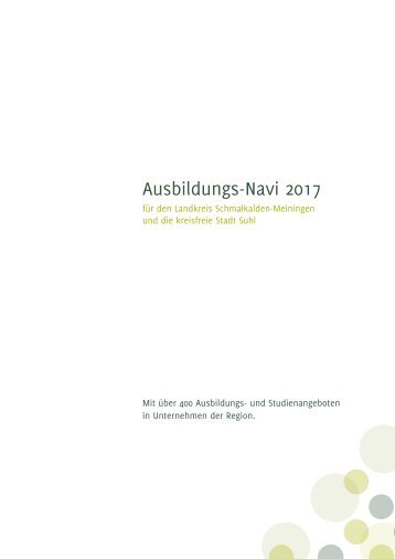 Ausbildungs-Navi 2017 für SM-MGN-SHL Anzeigenteil