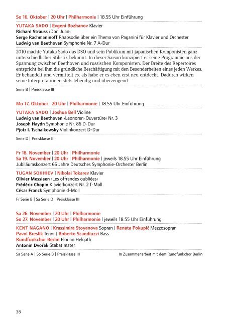 Konzerte 2011 | 2012 - Deutsches Symphonie Orchester Berlin