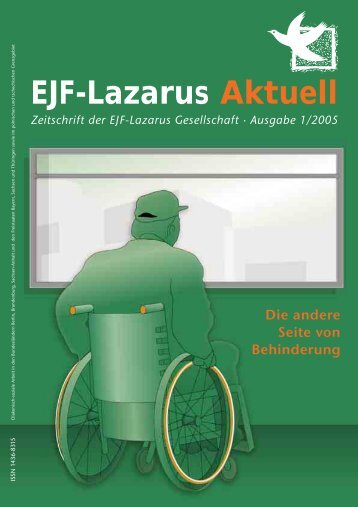 EJF-Lazarus Aktuell Zeitschrift der EJF-Lazarus Gesellschaft