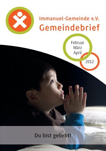 Du bist geliebt! Gemeindebrief - Immanuel Gemeinde Frankfurt