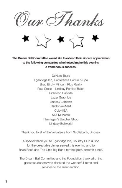 Dream Ball - Kawartha Haliburton Childrens Foundation