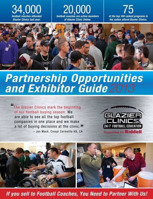 Download Glazier Clinics Exhibitor Guide