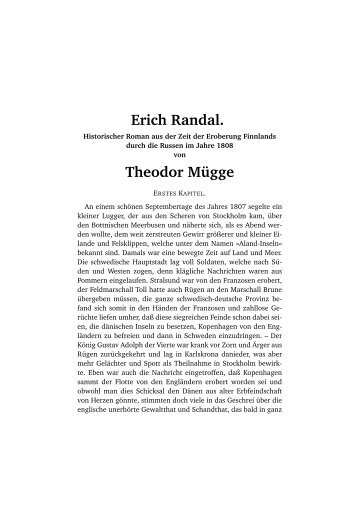 Erich Randal. Theodor Mügge