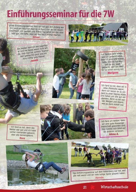 Schulzeitung Nr. 72 (12/2011) - Paul-Gerhardt-Schule Kahl