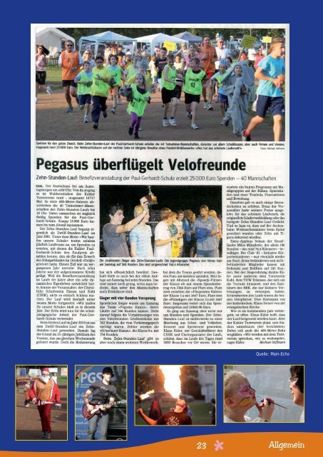 Schulzeitung Nr. 72 (12/2011) - Paul-Gerhardt-Schule Kahl