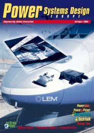 Powering Freight & Transportation - Power Systems Design