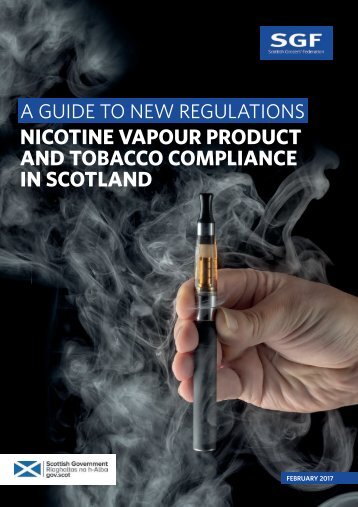 NICOTINE VAPOUR PRODUCT AND TOBACCOCOMPLIANCE IN SCOTLAND