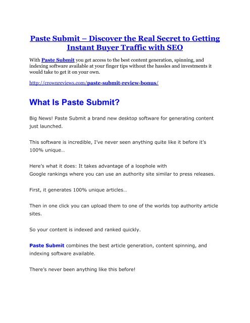 Paste Submit review in detail and (FREE) $21400 bonus