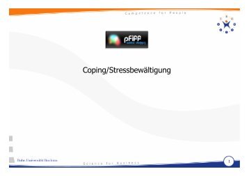 Coping/Stressbewältigung - PFIFF