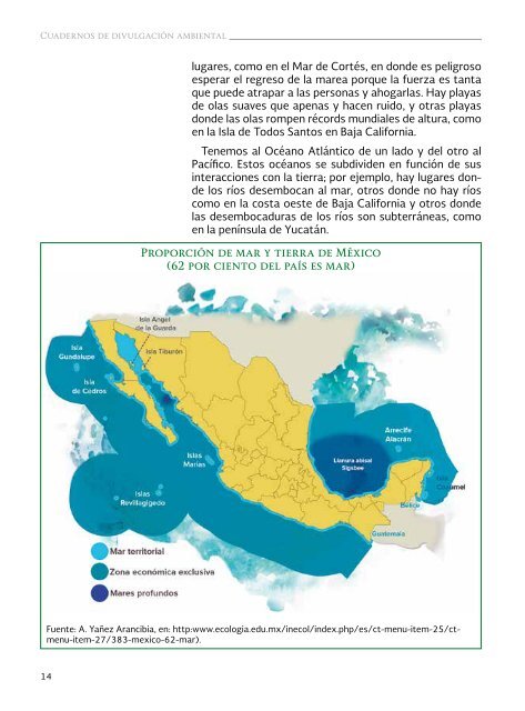 Costas y mares de México