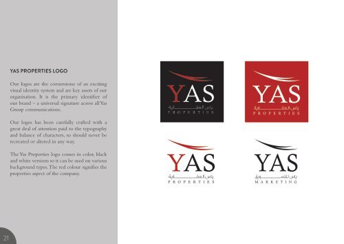 Yas Group Brand Book