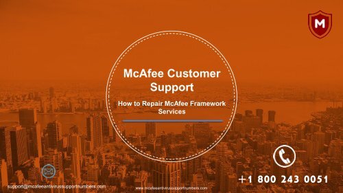 How to Repair McAfee Framework Services