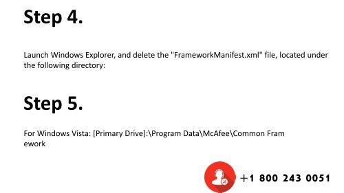 How to Repair McAfee Framework Services