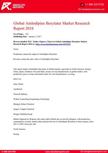 Amlodipine-Besylater-Market-Research-Report-2016