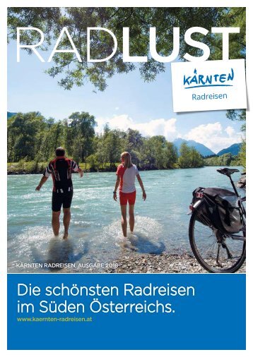Kärnten Radreisen Katalog 2018