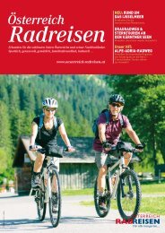 Österreich Radreisen Katalog 2018