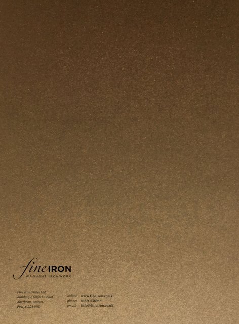 Fine Iron – Wrought Iron Canopies, Porches & Verandas