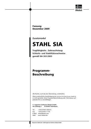 STAHL SIA - Dlubal