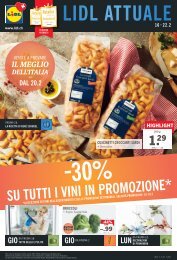 Lidl - dal 16.2 al 22.2