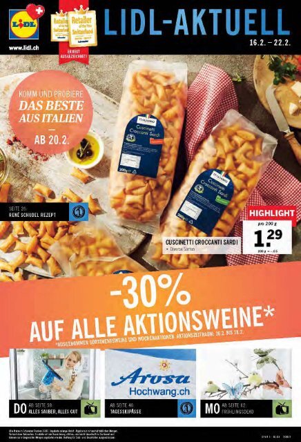 Lidl - vom 16.2 bis 22.2