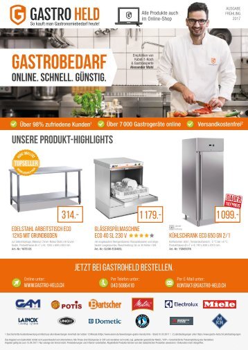 GastroHeld CH Katalog Frühling 2017