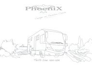 Options „luxe“ - PhoeniX Reisemobile