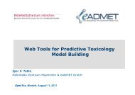 Web Tools for Predictive Toxicology Model Building - OpenTox