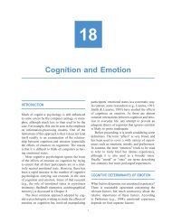Chapter 18: Cognition and Emotion - Psychology Press