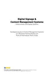 Digital Signage & Content Management Systeme - Pinuts media+  ...