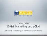 Enterprise E-Mail Marketing und eCRM - Pinuts media+science GmbH