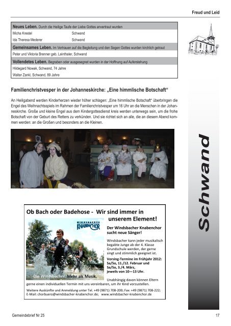 Dezember / Januar 2012 - Evang.-Luth. Kirchengemeinde Leerstetten