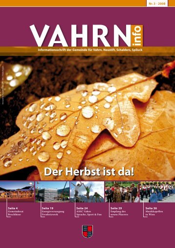 Der Herbst ist da!