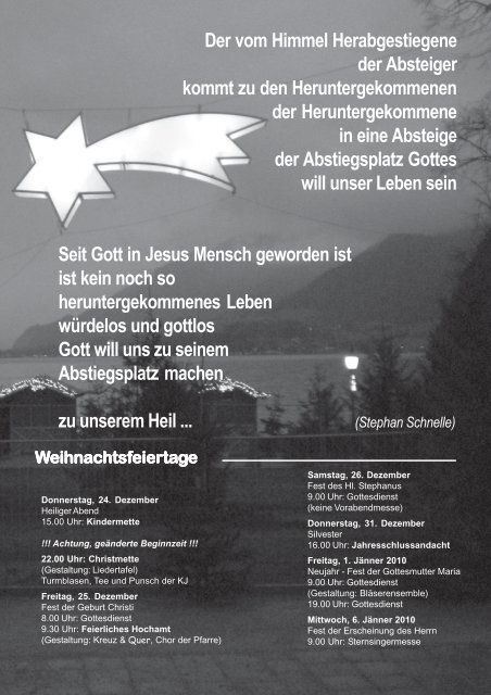 das Jahr der Bibel - Pfarre Schwertberg - Diözese Linz