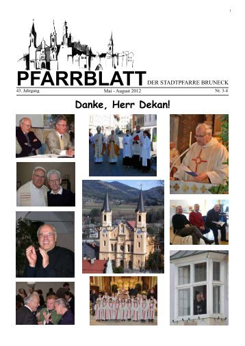 PFARRBLATTDer - Pfarrei Bruneck