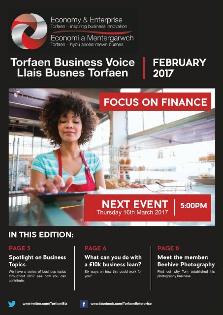 Torfaen Business Voice - February 2017 Newsletter