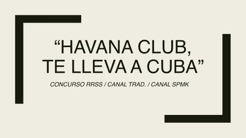 PPT HAVANA CLUB