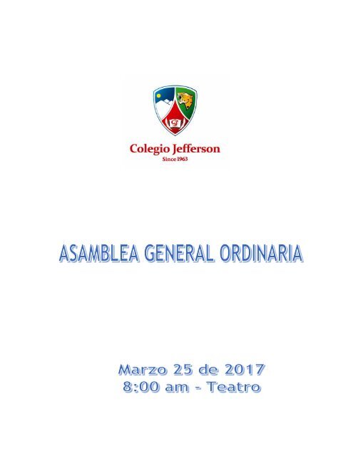 Comunicado a padres Asamblea 2017 Carmen