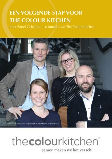 EEN VOLGENDE STAP VOOR THE COLOUR KITCHEN