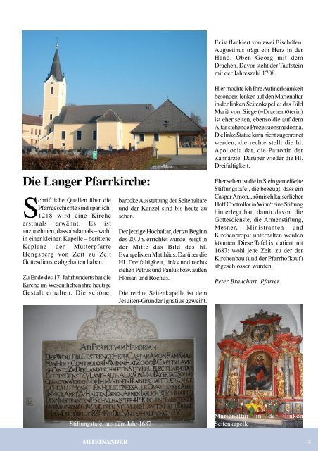 (Lk 2,30) Suppensonntag 2011 - Pfarre St. Magdalena in Wildon