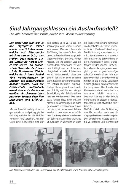 Schulzeitung Layout (total) 10-2008.pmd - Gemeinde Neftenbach