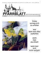 PFARRBLATTDer - Pfarrei Bruneck